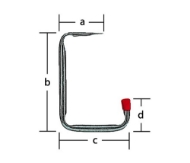 Afbeeldingen van Ophanghaak nr 8513