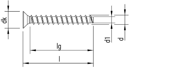Afbeeldingen van Betonschroefanker mms7,5x80/25/45/t40 zn/bl