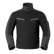 Afbeeldingen van Hav softshelljack mt.xl zwart/char.