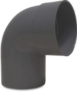 Afbeeldingen van PVC-U bocht 75mm 90° mof/spie