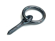 Afbeeldingen van Aanlegring m/ring rvs 8x75 houtdraad