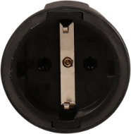 Afbeeldingen van Kelfort contrastekker zwart 16a/250v 2p+a