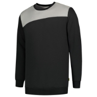 Afbeeldingen van Sweater Bicolor Naden mt. XXL BlackGrey