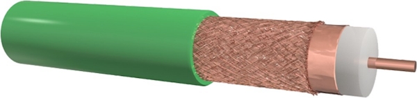 Afbeeldingen van Coaxkabel zilv.75ohm wit bedea