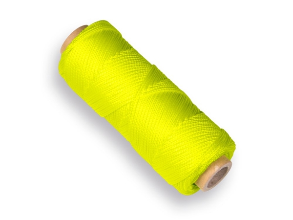 Afbeeldingen van Uitzetkoord Nylon Fluoricerend geel 50 m