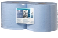 Afbeeldingen van Tork 420 24cmx255m blauw 2-laags geperf.w1/w2