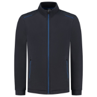 Afbeeldingen van Sweatvest accent mt.l Navy royal blue
