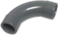 Afbeeldingen van PVC-U bocht 25mm 90° pn16
