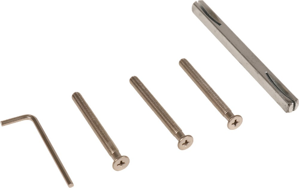 Afbeeldingen van Oxloc montageset kruk/kruk stift + schroeven