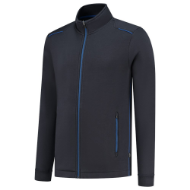 Afbeeldingen van Sweatvest accent mt.l Navy royal blue