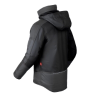 Afbeeldingen van Hav parka mt.xl zwart/char. en343