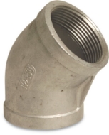 Afbeeldingen van Knie 45°  rvs 1.1/2" nr.120 bibi