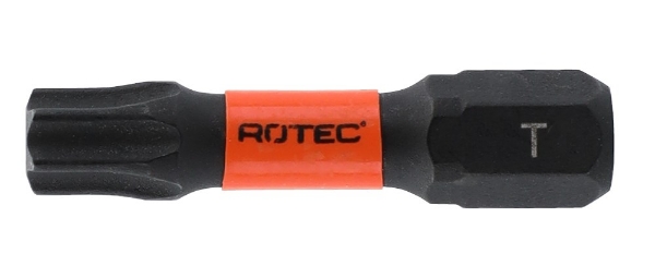 Afbeeldingen van Rotec Black-Impact 1/4x30 schroefbit Torx25[1