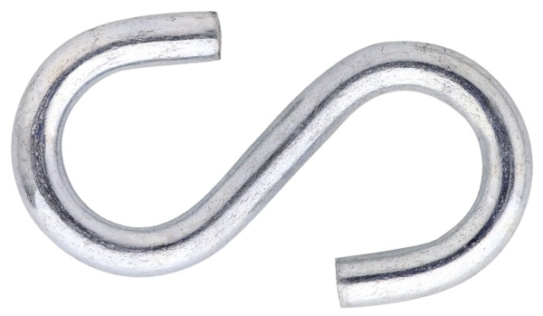 Afbeeldingen van DX S-Haak 6mm verzinkt (4 stuks)