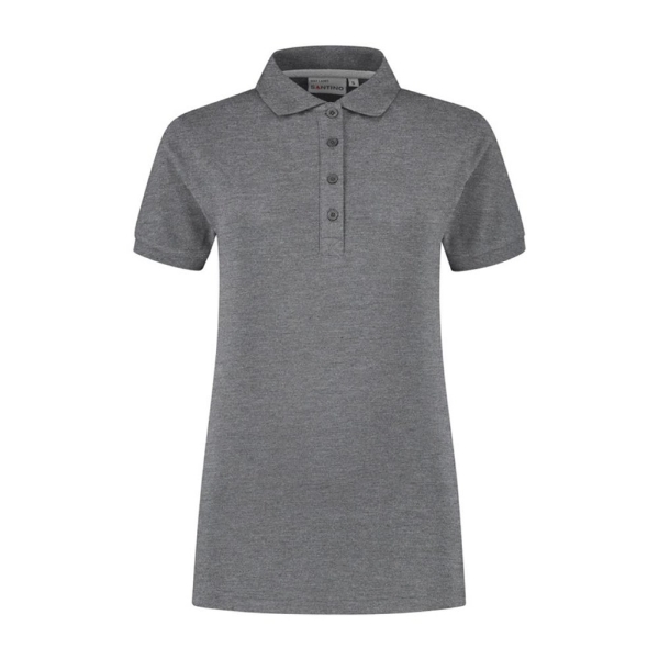 Afbeeldingen van San Poloshirt Max mt. M dames dark Grey