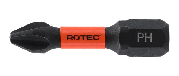 Afbeeldingen van Rotec Black-Impact 1/4x30 schroefbit PH 3 [10