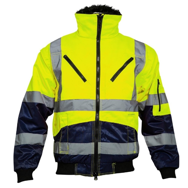 Afbeeldingen van OXXA pilotjack geel/blauw mt.m