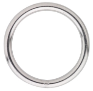 Afbeeldingen van Gelaste ring rvs 6x40mm op kaart