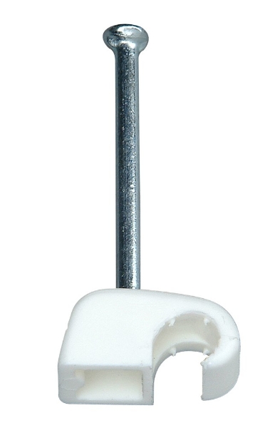 Afbeeldingen van Spijkerclip 4-7Mm Wit 50 Stuks