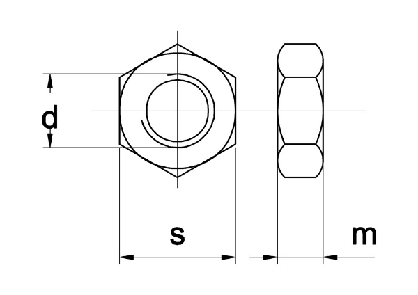 Afbeeldingen van Moer m3 ev din934 8