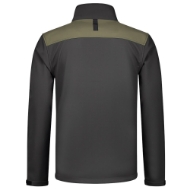 Afbeeldingen van Softshell Bicolor 402021 xl darkgrey/army