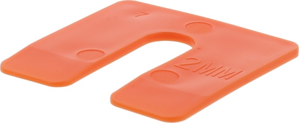 Afbeeldingen van Kelfort uitvulplaat 2mm oranje (krimp 345st.)