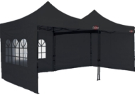 Afbeeldingen van Zijwandenset tbv tent 2.9x2.9mtr zwart