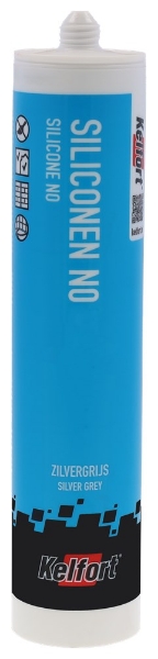 Afbeeldingen van Kelfort siliconenkit no zlv/grs 310ml