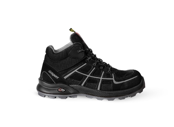 Afbeeldingen van Werkschoen mt.46 s3 firm cross black/silver