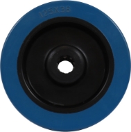 Afbeeldingen van Kelfort wiel bl. pvc r.lgr + kunst.velg 125mm