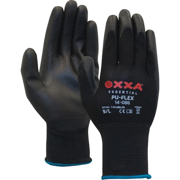 Afbeeldingen van OXXA Montagehandsch mt.8 pu-flex nylon zwart