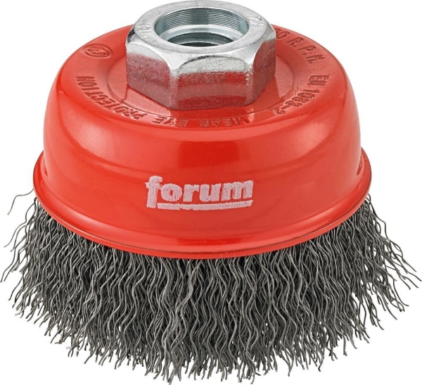Afbeeldingen van FORUM Komborstel st. M14 125 x0,3mm gegolfd