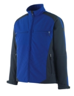 Afbeeldingen van Mas softshell jack mt.m dresden k.blauw/mar.