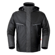 Afbeeldingen van Hav parka mt.xl zwart/char. en343