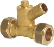 Afbeeldingen van Bonfix knelaftap recht 22mm