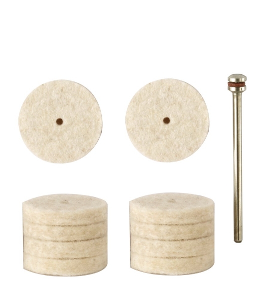 Afbeeldingen van Prox viltschijven ï 22 mm, 10 st.