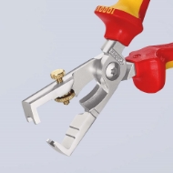 Afbeeldingen van Afstrip-/kabelschaar VDE 180mm mm2 KNIPEX