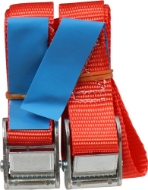 Afbeeldingen van Kelfort spanband rood 25mm x1.0m m.klemgesp