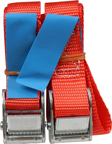 Afbeeldingen van Kelfort spanband rood 25mm x1.0m m.klemgesp