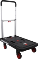 Afbeeldingen van Kel platformwagen alu rood-zwart max 125kg