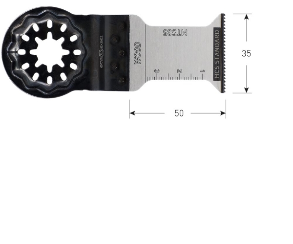 Afbeeldingen van Rotec invalzaagblad HCS Starlock mts35 3 [10]