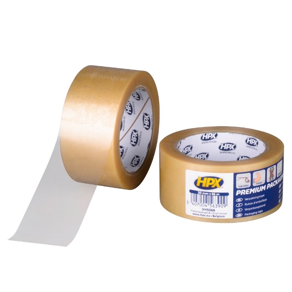 Afbeeldingen van Verpakkingstape Premium - transparant 50