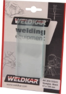 Afbeeldingen van Blister spatglas blank 51 x 108 mm