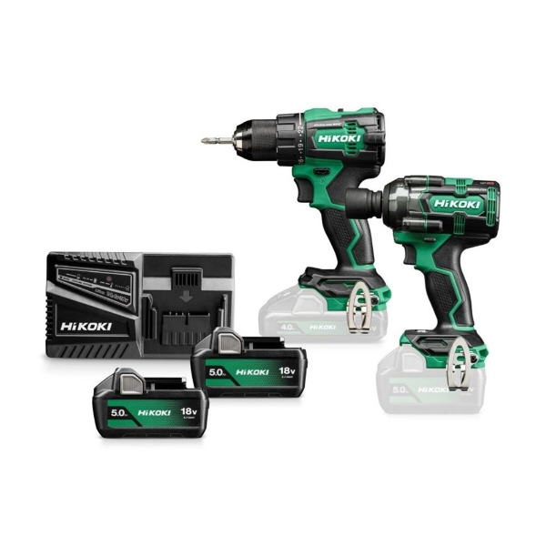 Afbeeldingen van Hik KC18DEWKZ ds18de/wr18dh 2x 5.0Ah hscIII