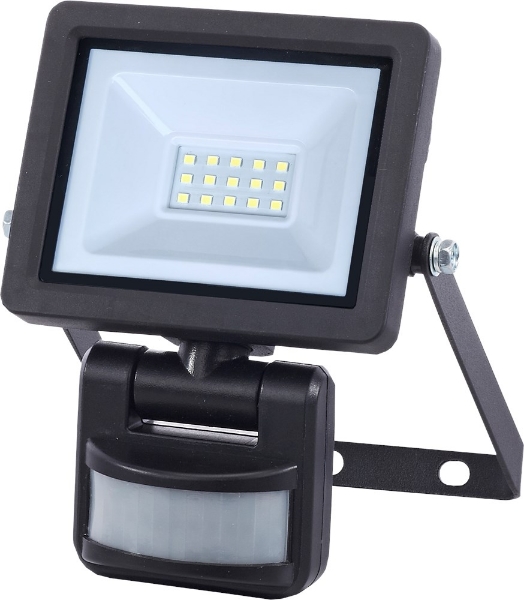 Afbeeldingen van Kel bouwlamp+sensor led 10w 1050lm ip65 5mtr