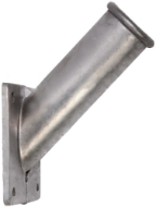 Afbeeldingen van Vlaggenstokhouder alu 30 mm 8,5x8,5x13cm