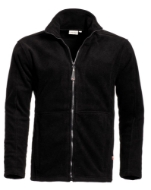 Afbeeldingen van Fleecejack Bormio mt.L II zwart polarfleece