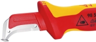 Afbeeldingen van Kabelmantelmes VDE 155mm kling 38mm Knipex