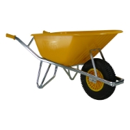 Afbeeldingen van Fort kruiwagen 100ltr. geel sbm-100