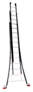 Afbeeldingen van Kel reformladder alu/zwart 3x12